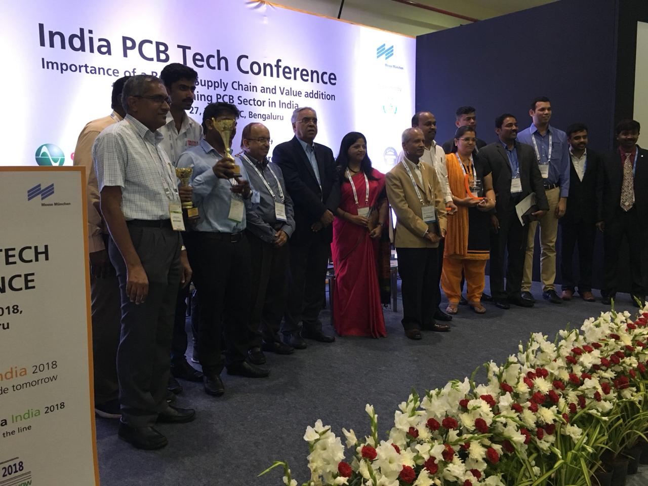 Tessolve Engineer won second place in the IPC India PCB Design contest, held at BIEC, Bangalore on 27th Sep, 2018.