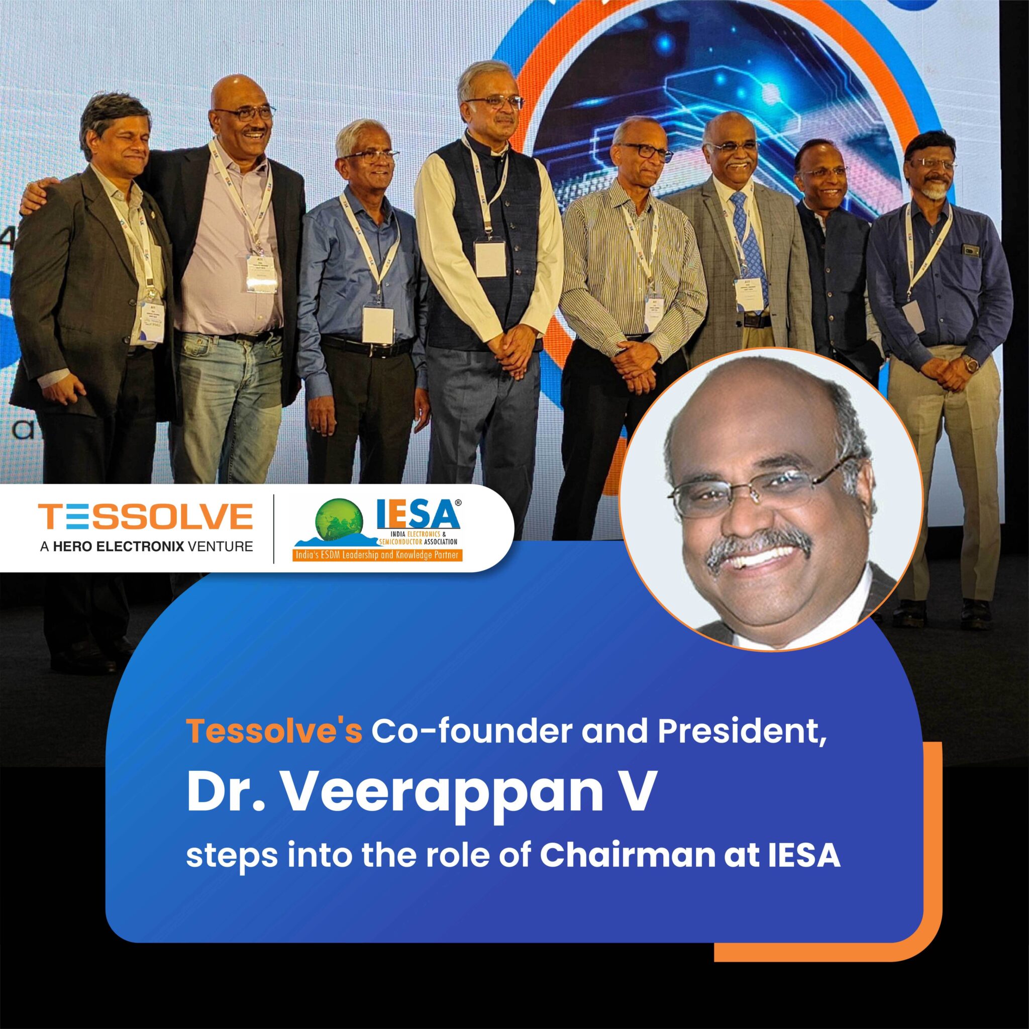 Tessolve’s Co-founder and President, Dr. Veerappan V, steps into the ...