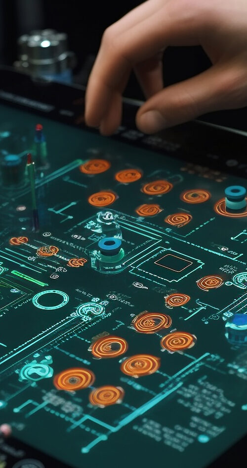 Human Hand Skillfully Soldering Complex Circuit Board Generated By Ai 1 1