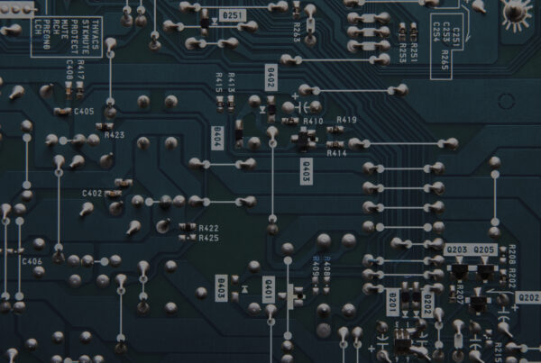 Top View Circuit Board Close Up 1 1
