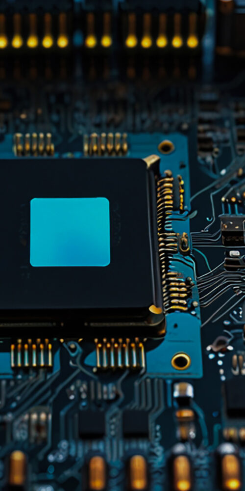 Computer Screen With Blue Square Box It 1 2