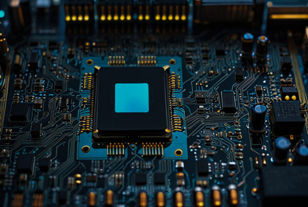 Computer Screen With Blue Square Box It 1 2